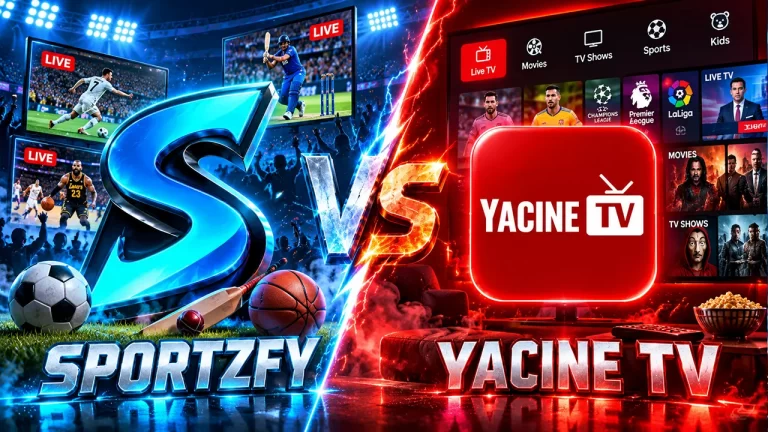 Sportzfy vs Yacine TV